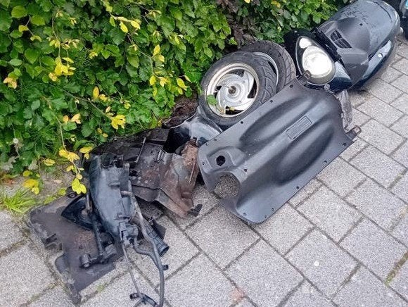Kappenset onderdelen Sym Mio 50, Ophalen of Verzenden, Gebruikt, Kap, SYM