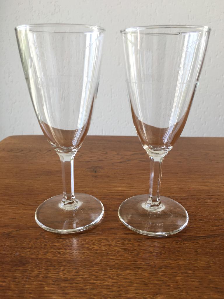 2 "Champagneglazen" Nieuw, Ophalen of Verzenden, Nieuw, Bierglas