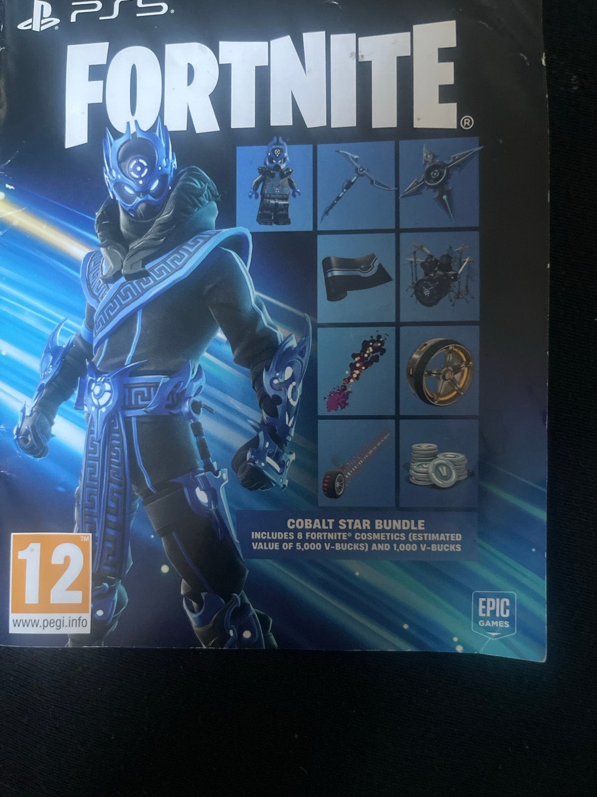 Fortnite Cobalt Star Bundle PS5 - Nieuw, Avontuur en Actie, Online, 1 speler, Nieuw