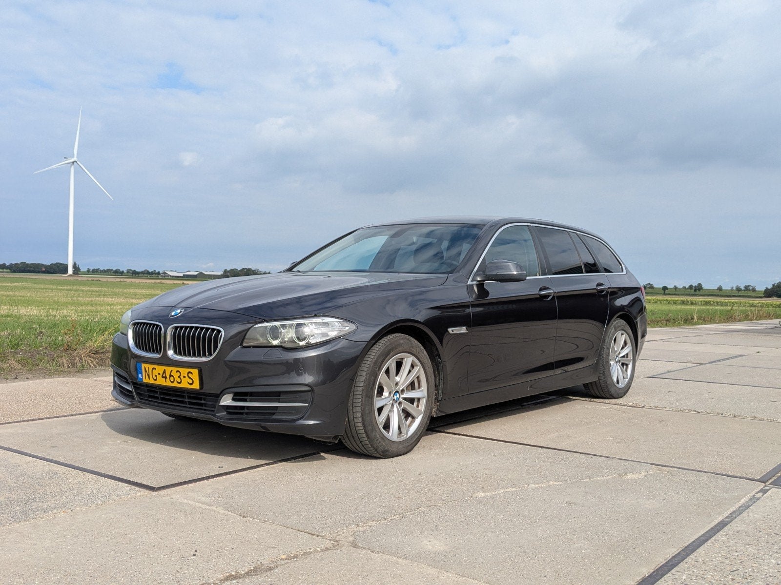 BMW 5-Serie 525D 160KW Touring Facelift Aut8 2014 Grijs, Automaat, Achterwielaandrijving, 1995 cc, 2000 kg