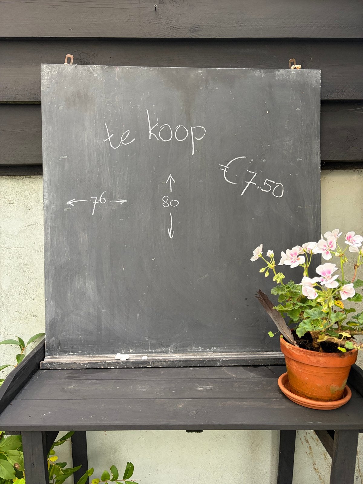 Ouderwets schoolbord, Diversen, Ophalen, Mobiel, Gebruikt, Krijtbord