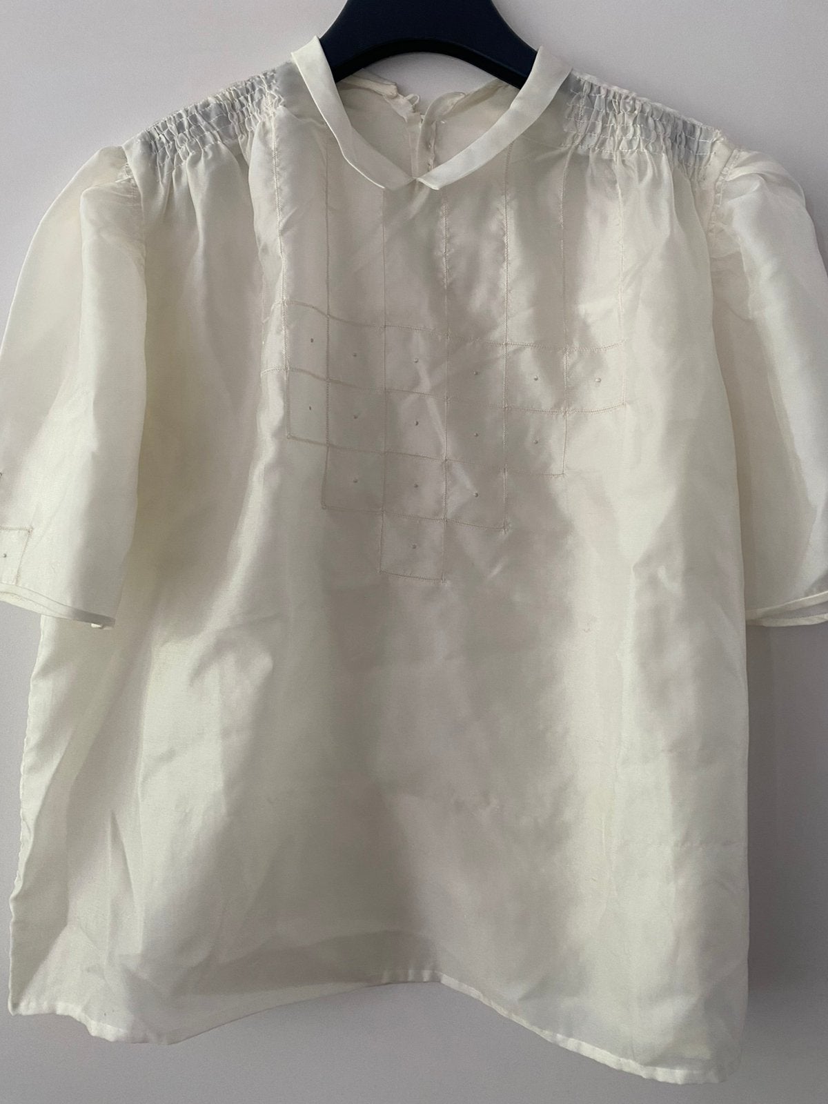 Blouse Parachute Zijde antiek, Antiek en Kunst, Ophalen of Verzenden