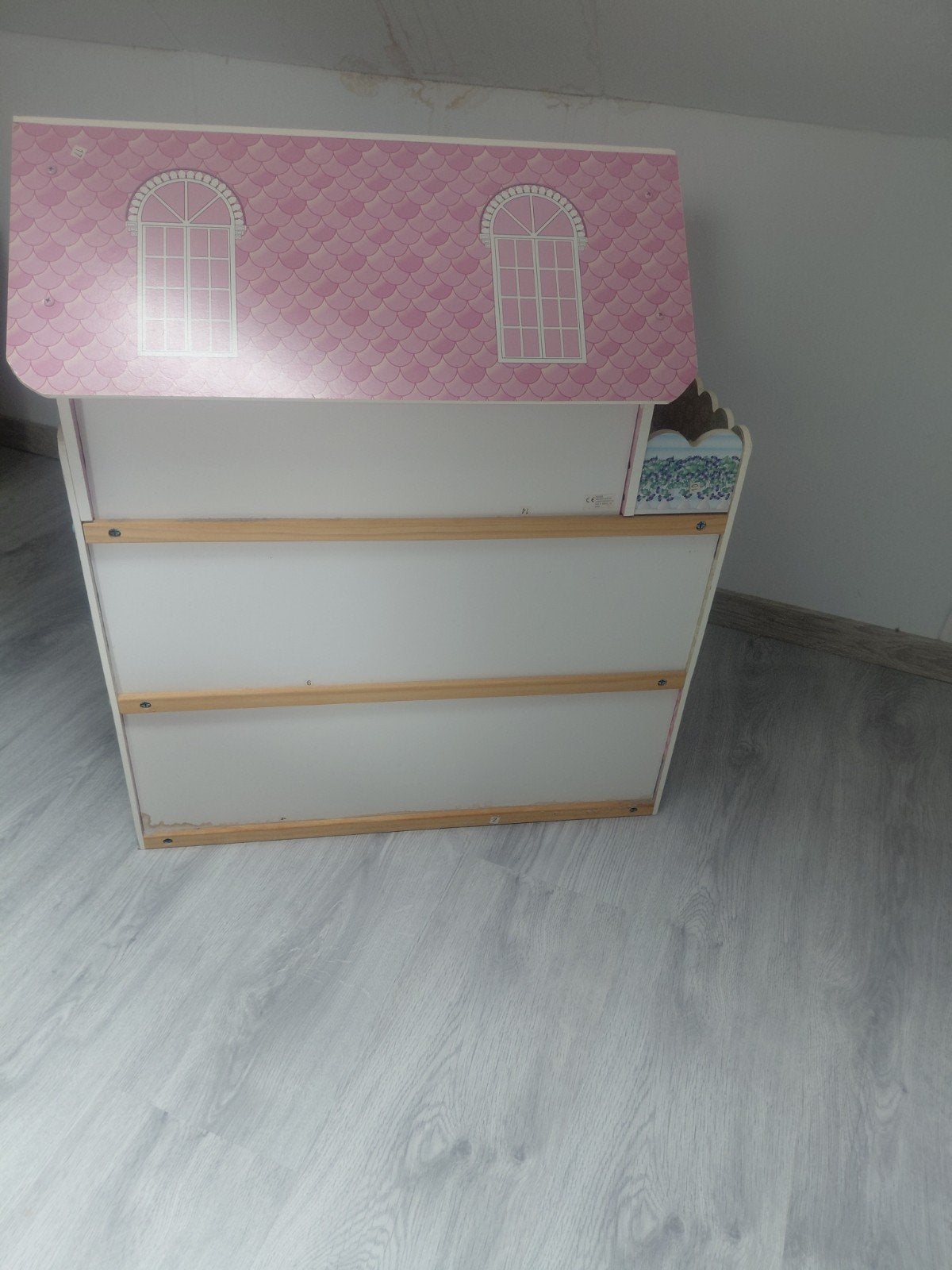 Groot Houten Poppenhuis met Meubels, Ophalen, Poppenhuis