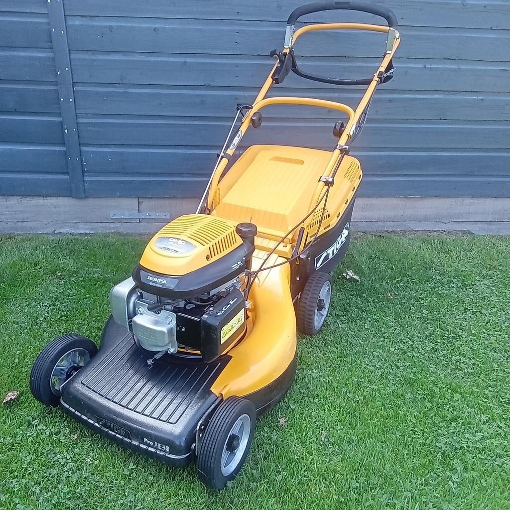 STIGA PRO GRASMAAIER ZELFRIJDEND MULCH BENZINE MAAIER, Tuin en Terras, Grasmaaiers, Ophalen, Cirkelmaaier, Gebruikt, Stiga