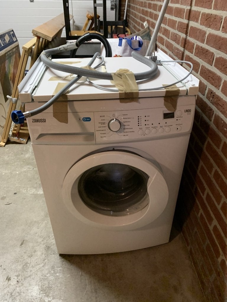 Wasmachine Zanussi ZWF71443W, Witgoed en Apparatuur, Wasmachines, Ophalen, Zo goed als nieuw, Voorlader, 85 tot 90 cm