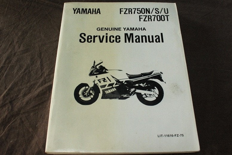 Yamaha FZR750N S U FZR700T 1985 1986 service manual FZR750, Ophalen of Verzenden, Yamaha