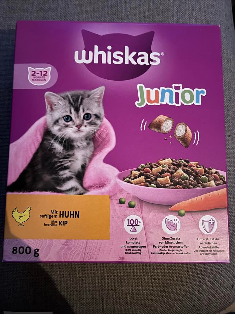 Wiskas junior, Ophalen