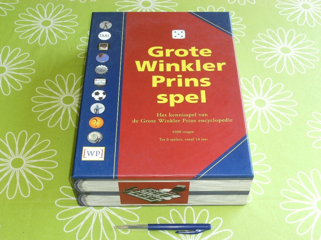 Grote Winkler Prins Spel- Het kennisspel van de encyclopedie, Hobby en Vrije tijd, Gezelschapsspellen | Bordspellen, Vijf spelers of meer