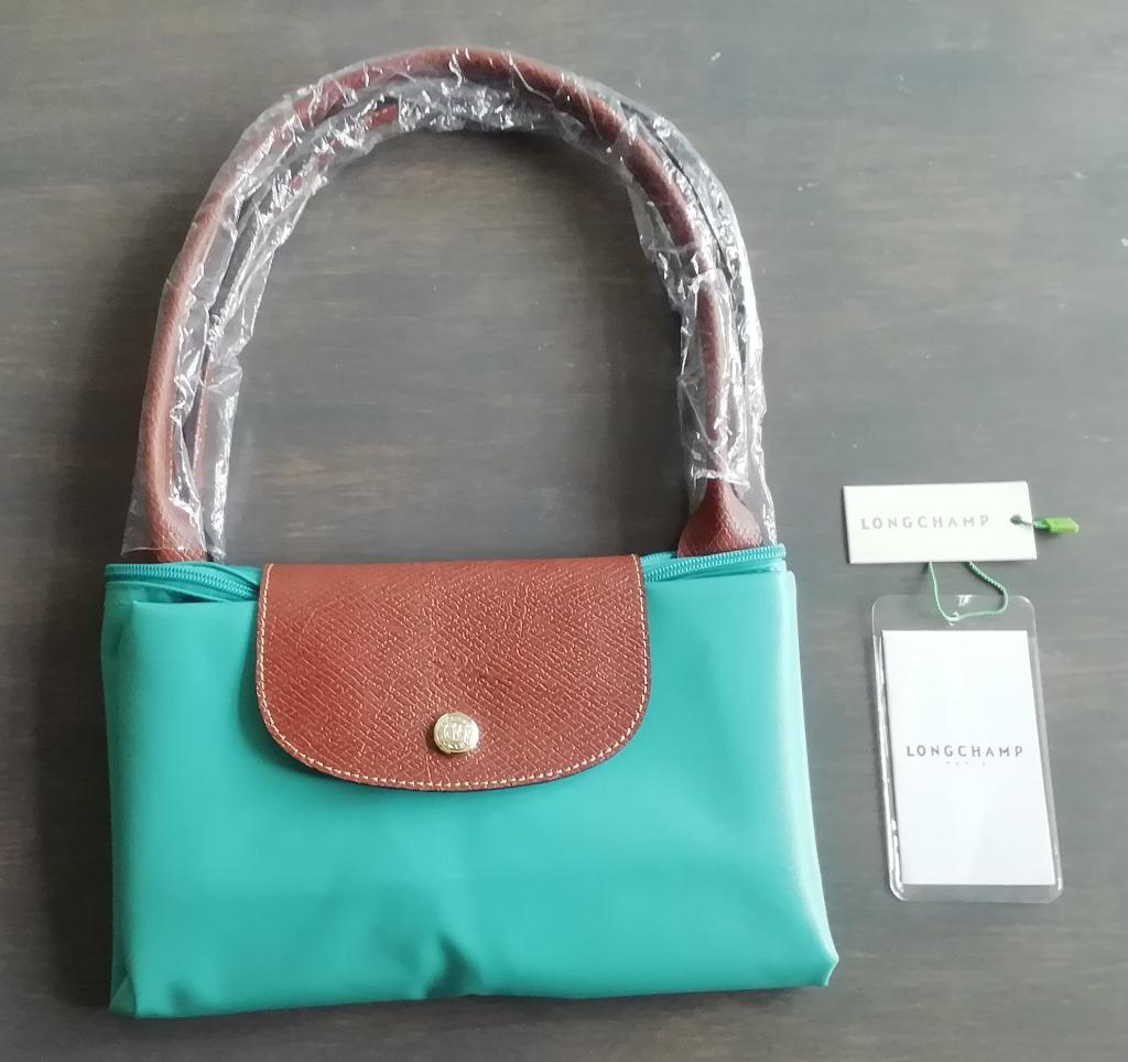 Vrolijke tas Longchamp lookalike NIEUW, Ophalen of Verzenden, Nieuw, Groen, Handtas