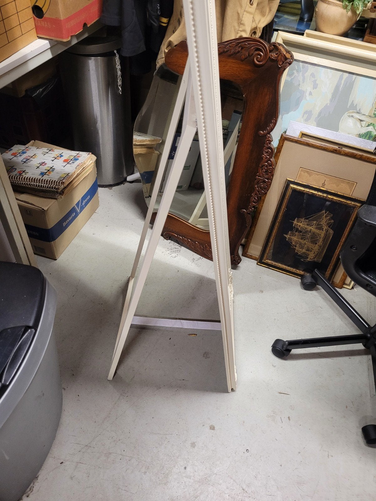 passpiegel brocante, Ophalen, Minder dan 50 cm, Zo goed als nieuw, 150 tot 200 cm