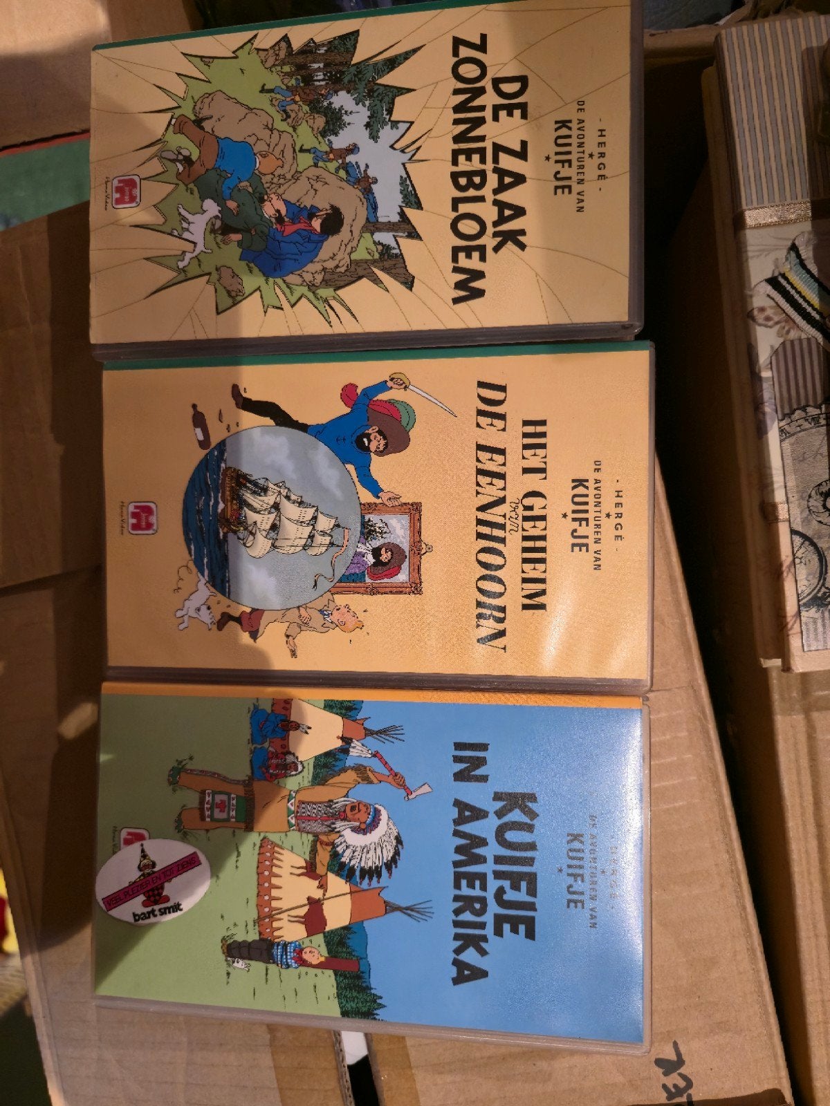 Kuifje VHS collectie, Alle leeftijden, Actie en Avontuur, Nieuw in verpakking, VHS