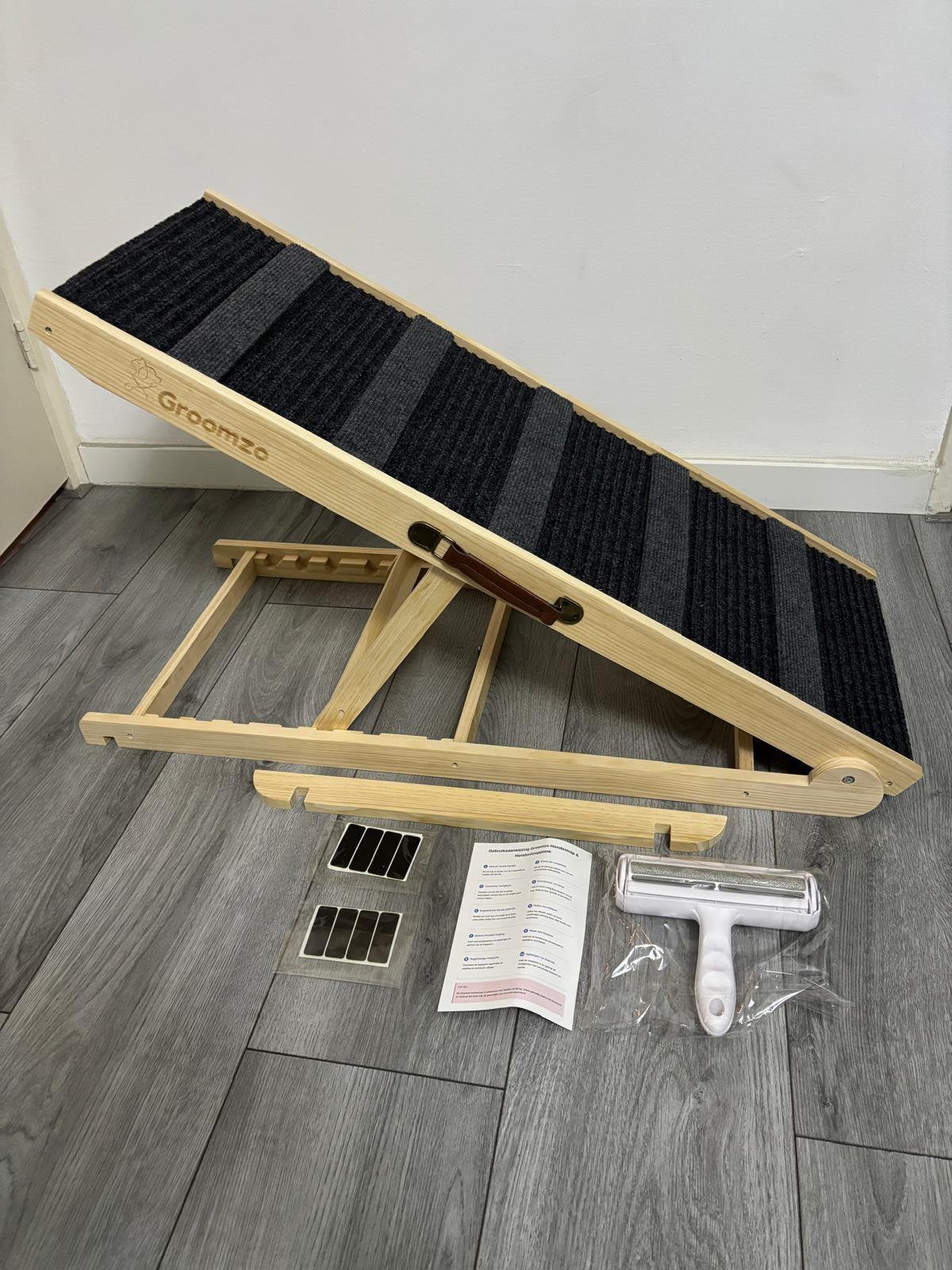 Groomzo Verstelbare HondentrapHondenloopplank 6Hoogtes90kilo, Dieren en Toebehoren, Honden-accessoires, Ophalen, Nieuw, Hondentrap