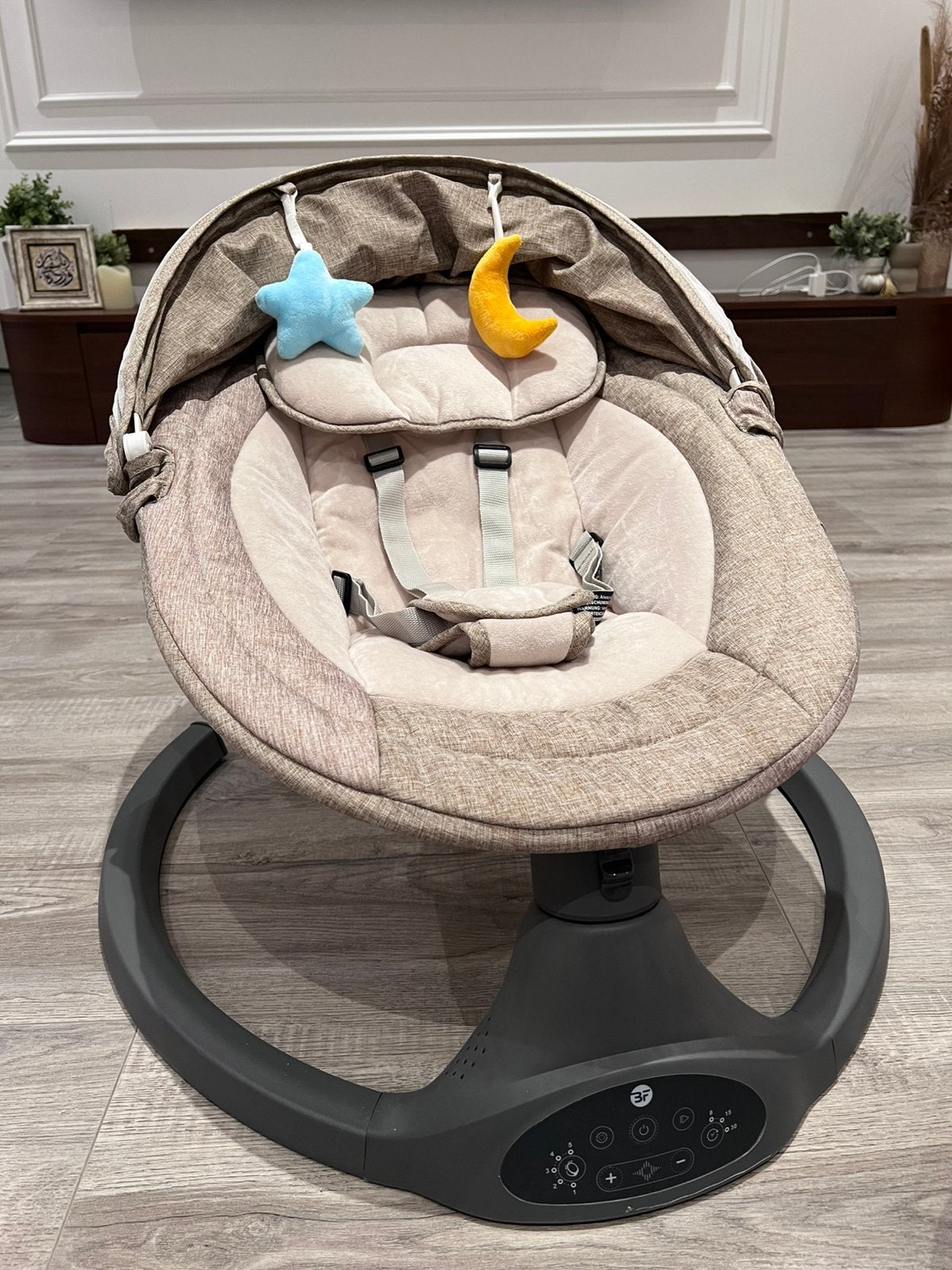 BabyLoom Elektrische Wipstoel met Zonnekap, Kinderen en Baby's, Wipstoel, Ophalen, Overige merken, Met gordel(s) of riempje(s)