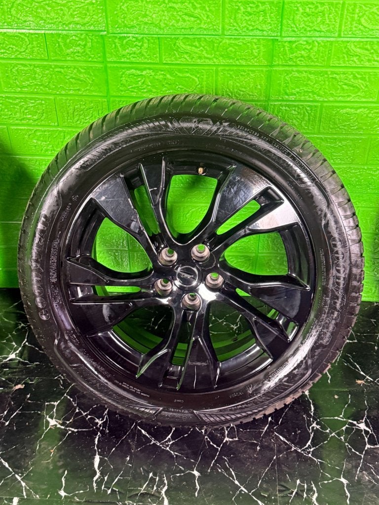 Originele Opel Grandland velgen 18" 5x108 3008 5008 all-seas, Niet ingevuld, 18 inch, Gebruikt, Banden en Velgen