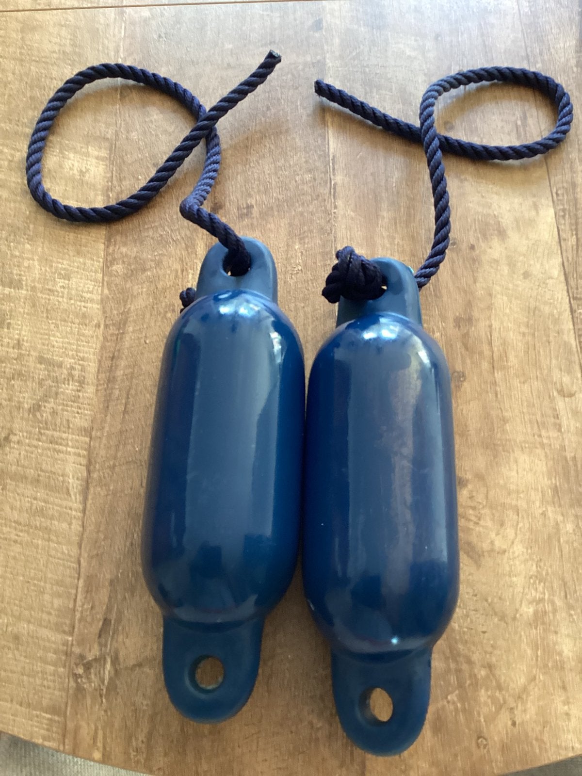 Set 2 donkerblauwe Fenders/ stootkussen, Ophalen of Verzenden, Zo goed als nieuw, Overige typen