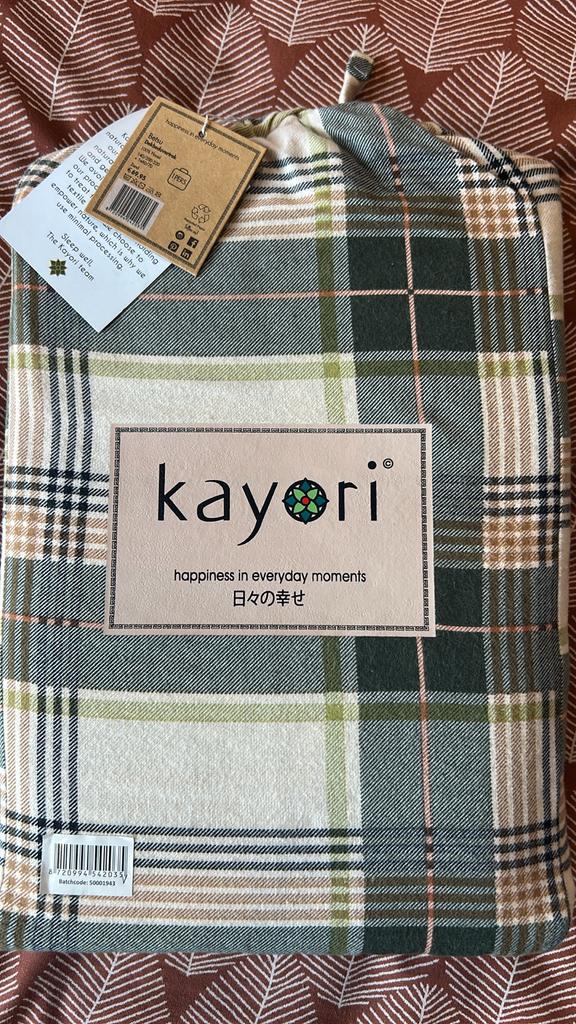 Kayori Betsu Dekbedovertrek - 1 Persoons - Flonel, Ophalen of Verzenden, Zo goed als nieuw
