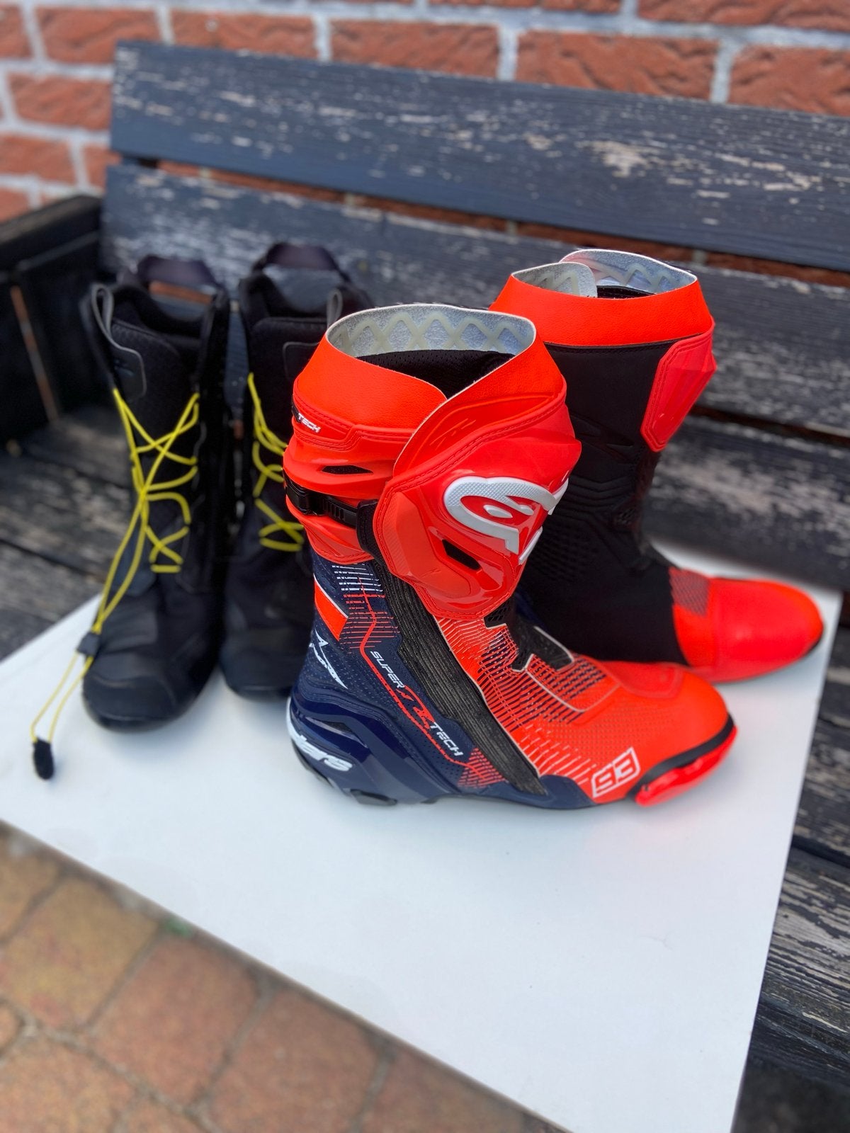 Alpinestars Supertech R LE Marquez R04 V Motorlaarzen, Motoren, Ophalen of Verzenden, Tweedehands, Heren, Laarzen