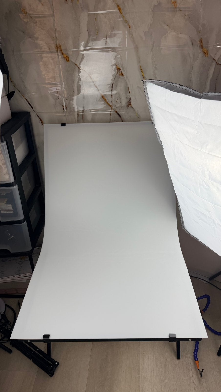 Fotografie tafel + studio lampen + statief, Ophalen of Verzenden, Zo goed als nieuw