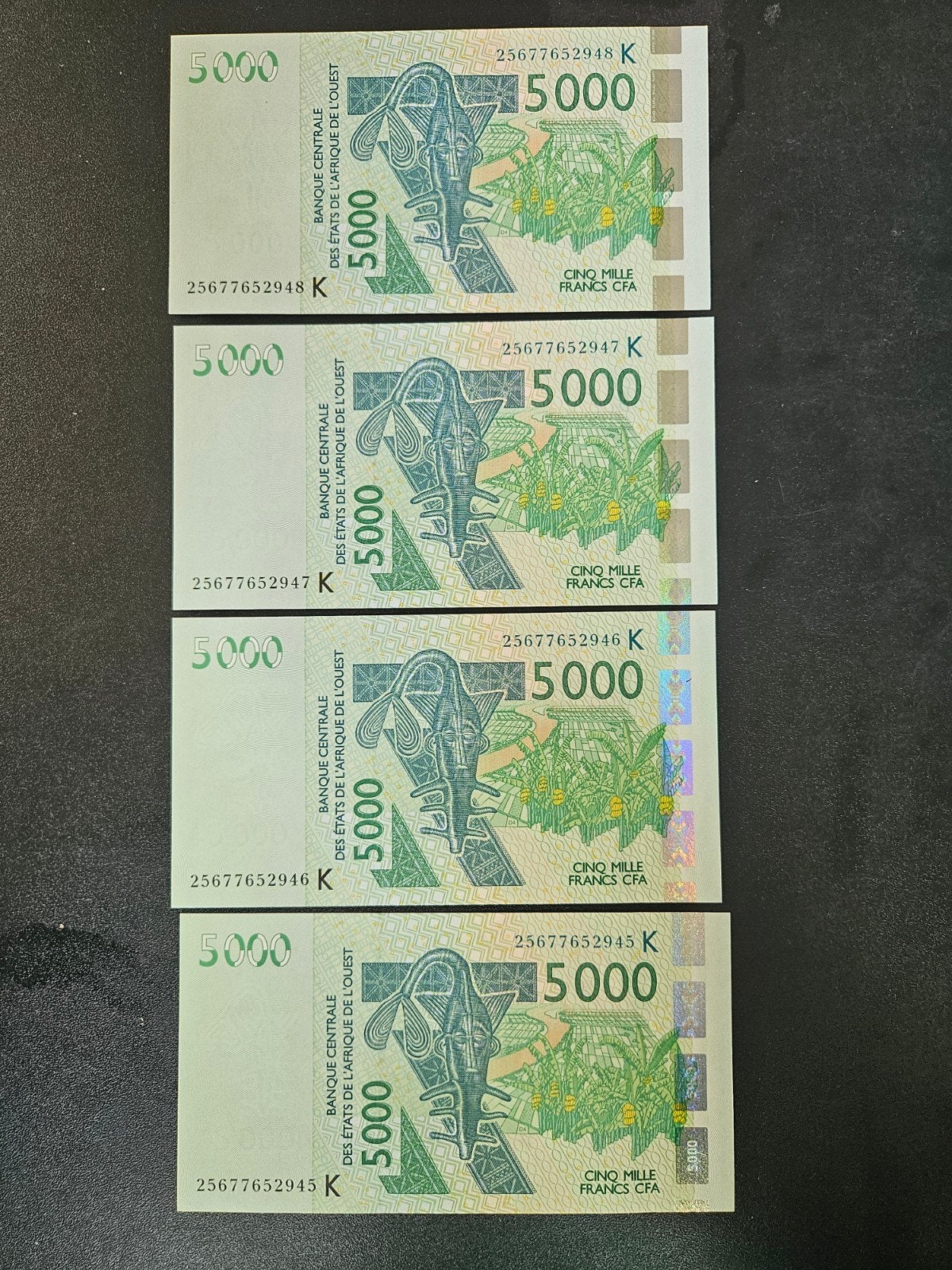 West Afrikaanse Staten Senegal pick 717K not listed 2025 UNC, Ophalen of Verzenden, Overige landen, Los biljet