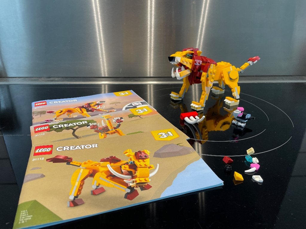 LEGO Creator 3-in-1 Wilde leeuw (31112), Ophalen of Verzenden, Zo goed als nieuw, Compleet, Lego