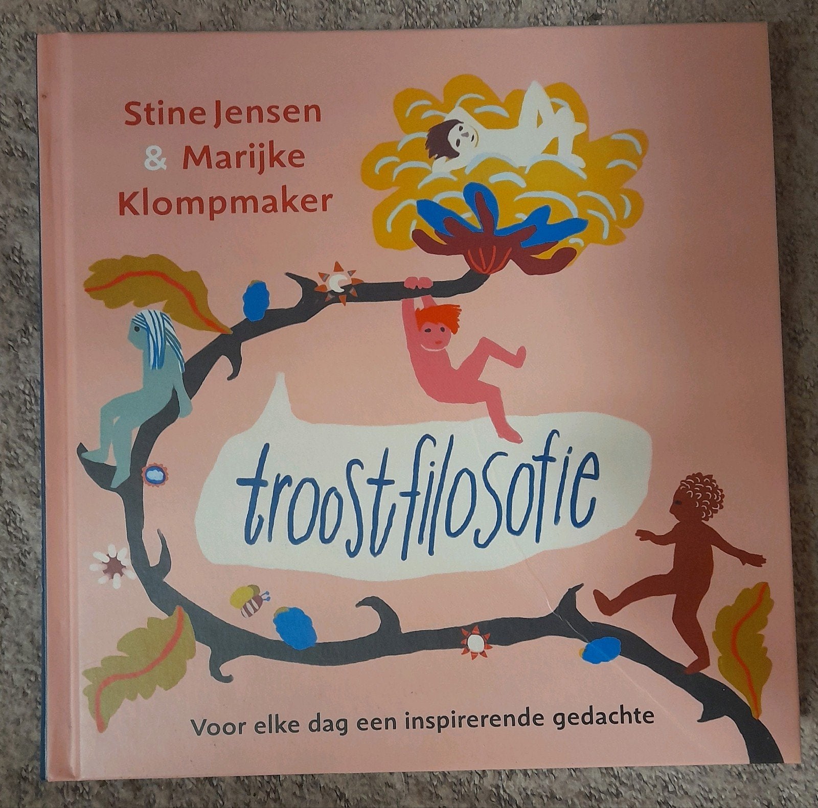 Troostfilosofie - Stine Jensen & Marijke Klompmaker (Hardcov, Ophalen of Verzenden, Zo goed als nieuw