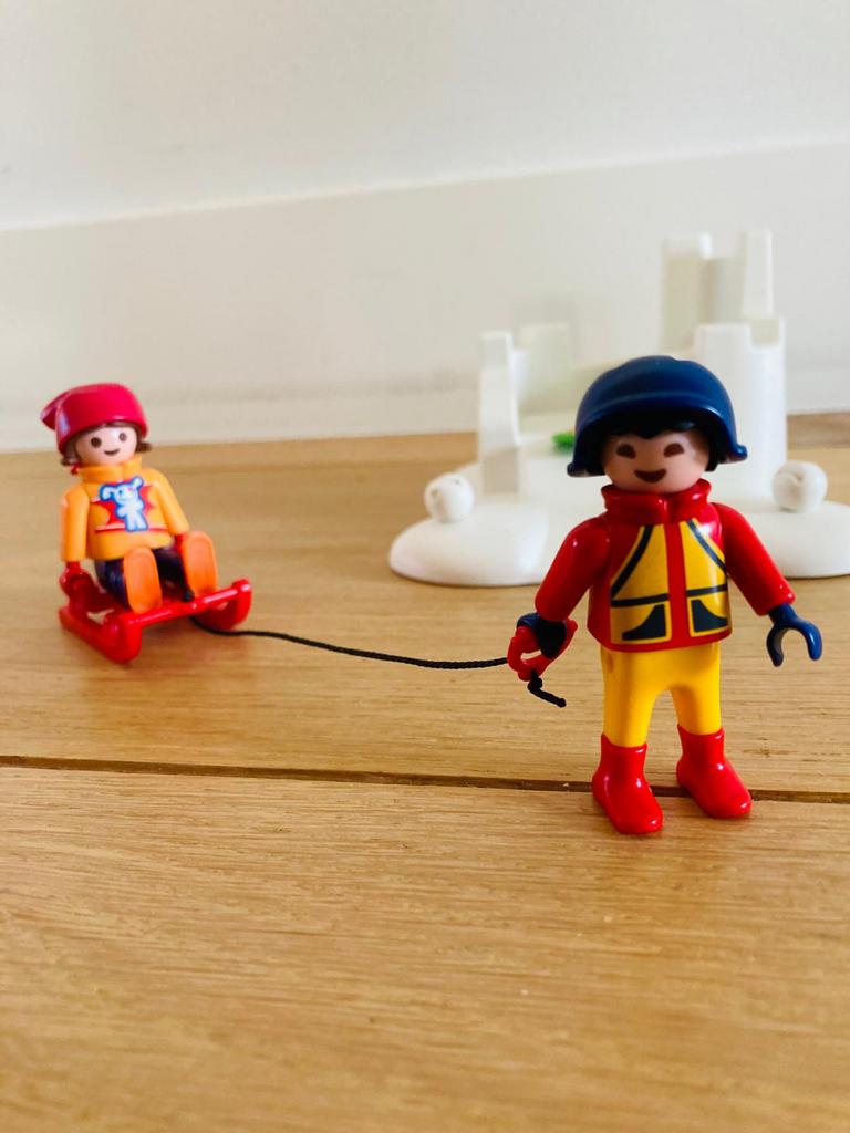 Kinderen in de sneeuw (playmobil), Ophalen, Zo goed als nieuw
