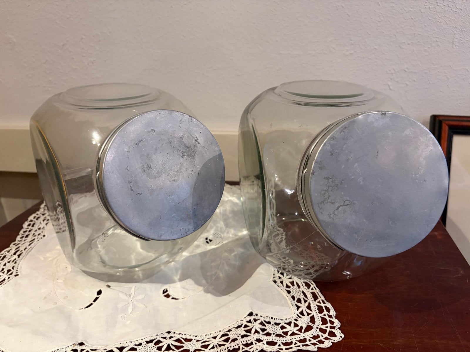 Glazen snoep- of voorraadpotten, Antiek en Kunst, Ophalen