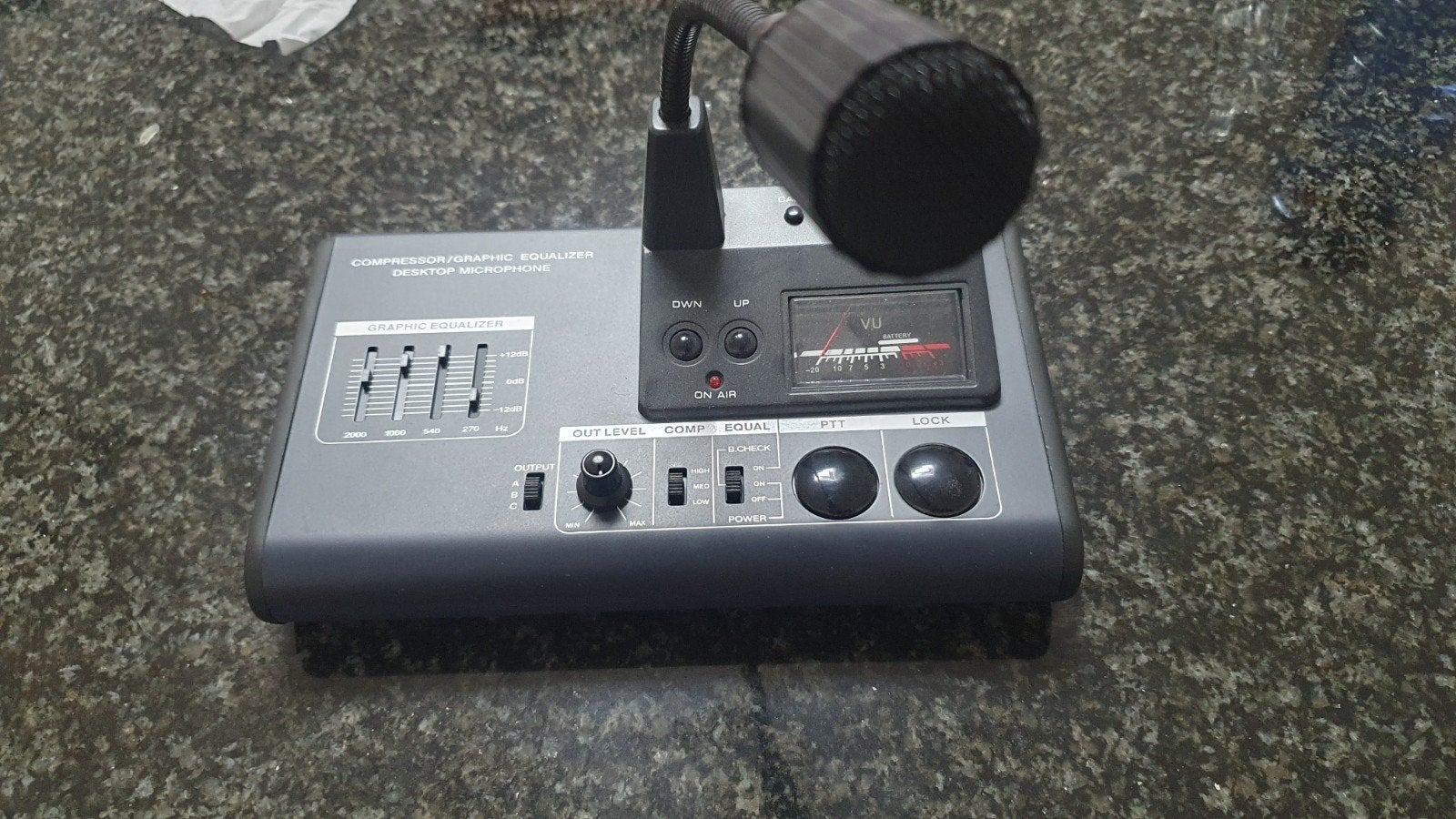 AV-908 Tafelmicrofoon Keramisch, Telecommunicatie, Ophalen of Verzenden, Gebruikt, Zender en Ontvanger