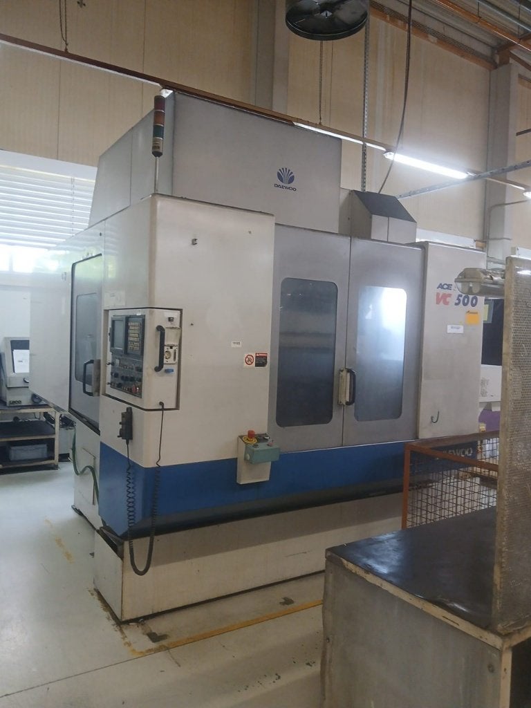 Machining center (vertical) DAEWOO ACE VC 500, Ophalen, Gebruikt, Metaal, Knutselset