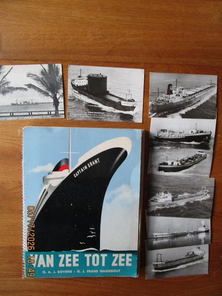 plaatjesalbum VAN ZEE TOT ZEE,, Ophalen of Verzenden, Gebruikt, Motorboot, Boek of Tijdschrift