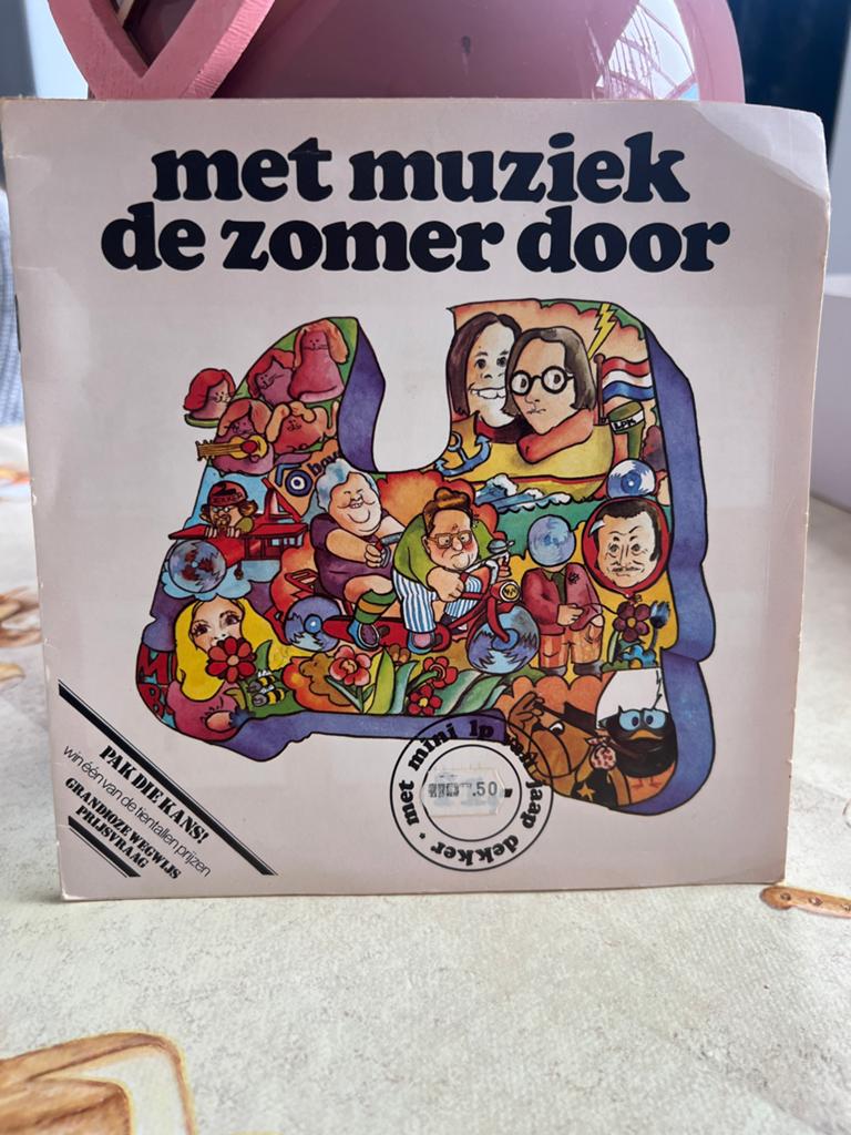 Met Muziek De Zomer Door - Mini LP, Ophalen of Verzenden, Zo goed als nieuw
