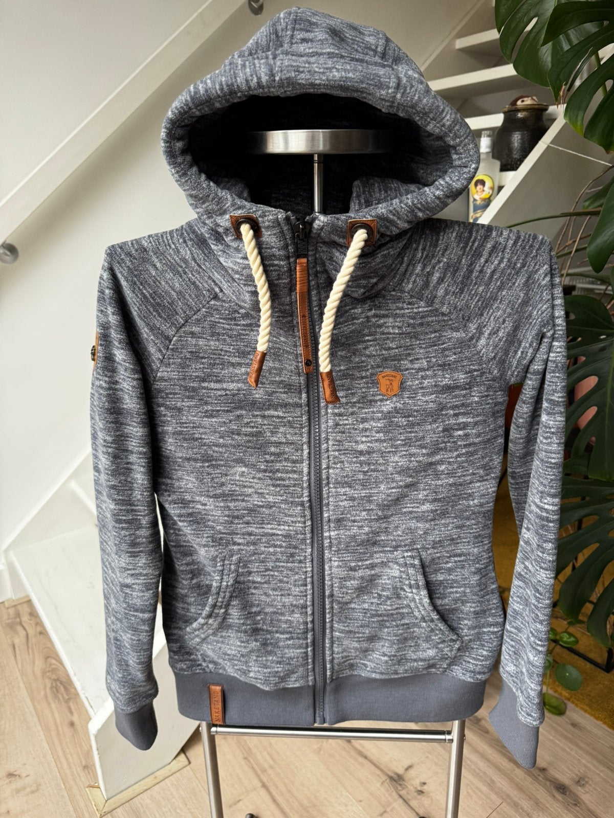 Sweater by Naketano/ Grey Melange, Ophalen of Verzenden, Zo goed als nieuw, Maat 38/40 (M), Grijs