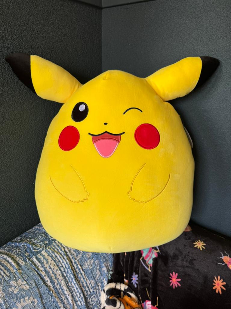 Squishmallows Pokémon Jumbo Pikachu 50 cm - Pluche Knuffel, Geel, Overige typen, Nieuw, Ophalen of Verzenden