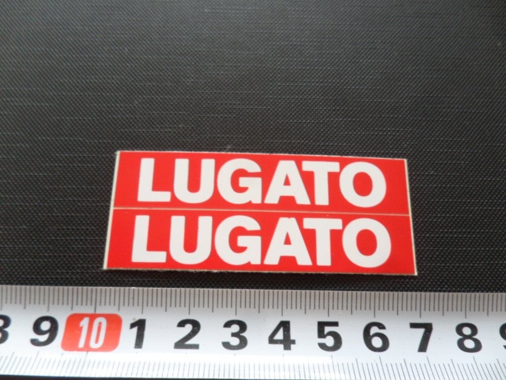 sticker LUGATO, Verzamelen, Stickers, Zo goed als nieuw, Ophalen