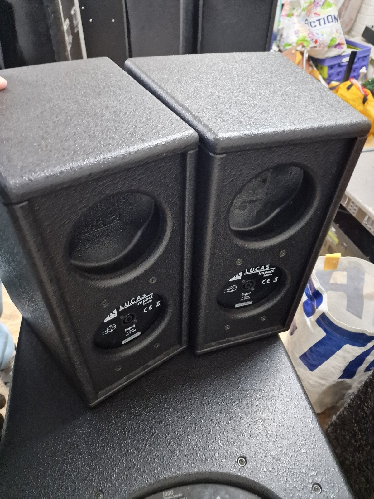 HK Lucas Impact set met hoezen, Audio, Tv en Foto, Luidsprekers, Ophalen