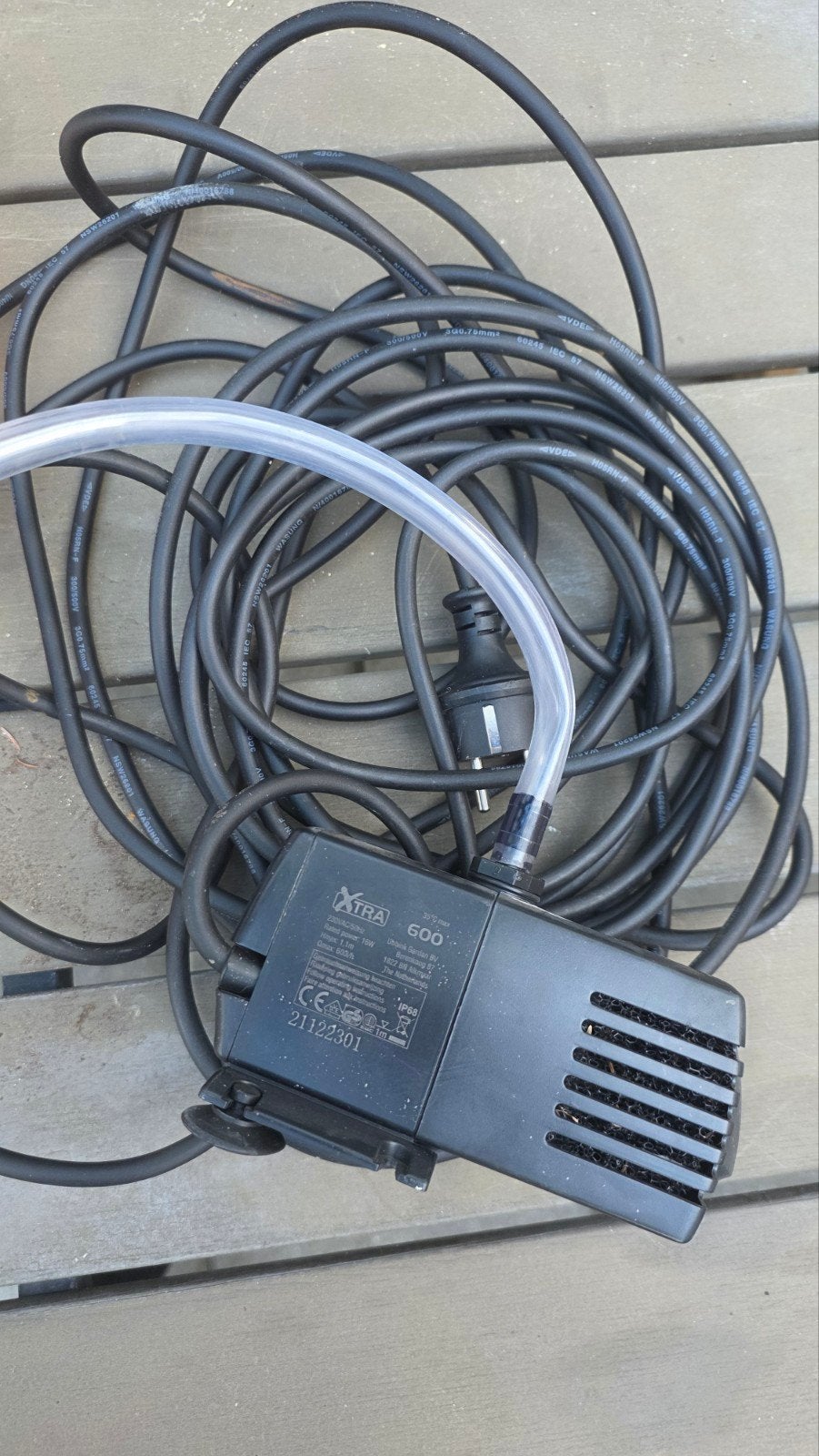 XTRA 600 Dompelpomp - Vijverpomp, Tuin en Terras, Ophalen, Gebruikt, Elektrisch, Dompelpomp