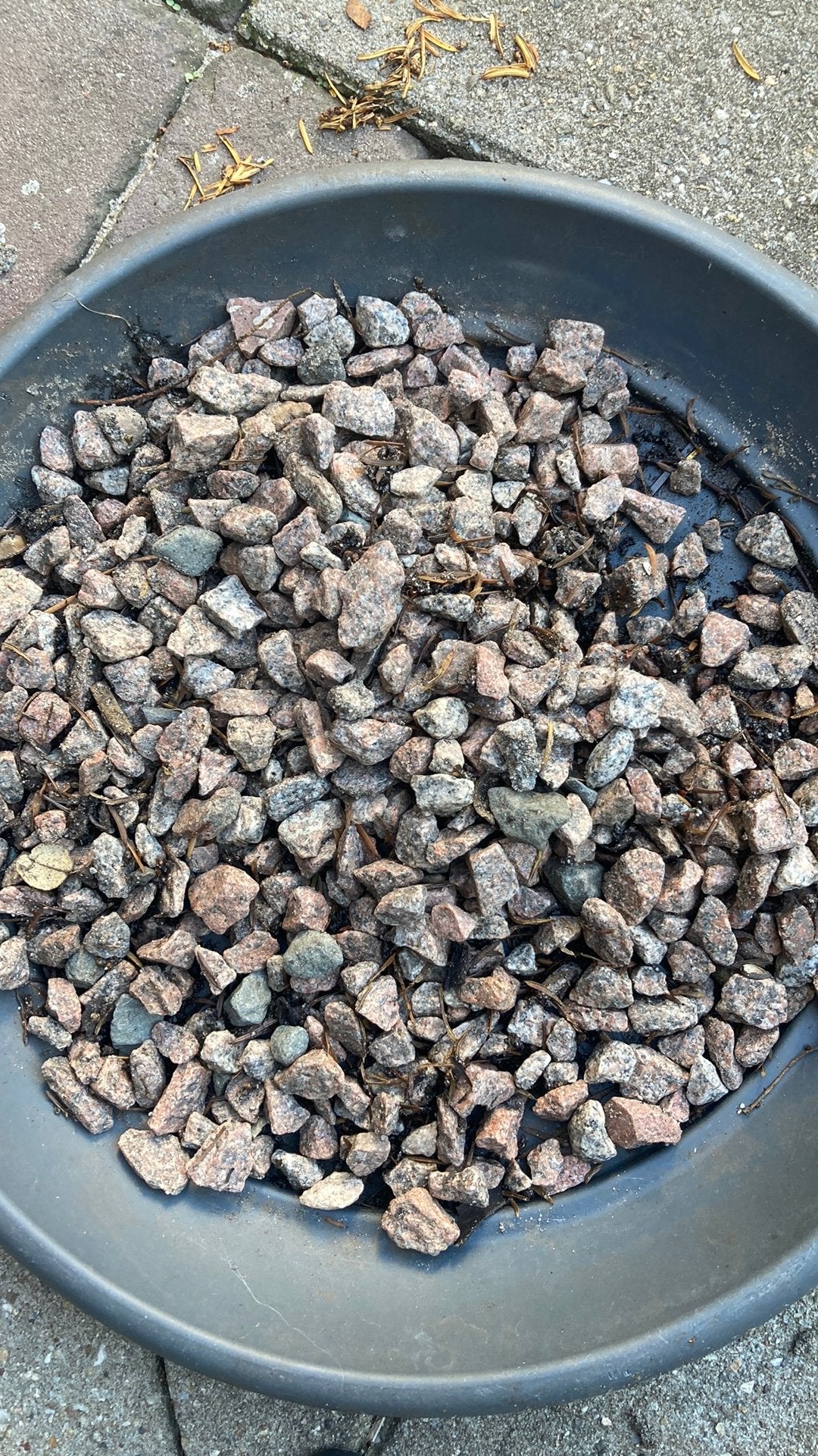 Grind/steentjes, Tuin en Terras, Ophalen, Gebruikt, Bruin, Split
