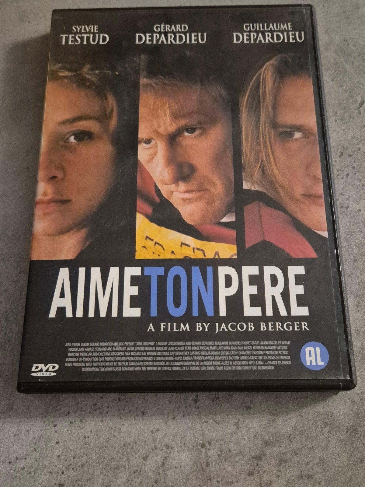 Aime Ton Père DVD - Gérard Depardieu, Cd's en Dvd's, Ophalen, Waargebeurd drama, Nederlands, Zo goed als nieuw