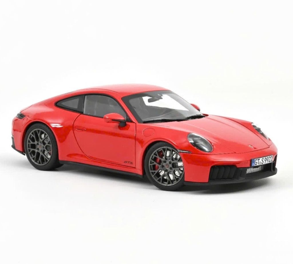 Porsche 911 Carrera 4 GTS 2025 Rood 1/18 NOREV ref. 187171