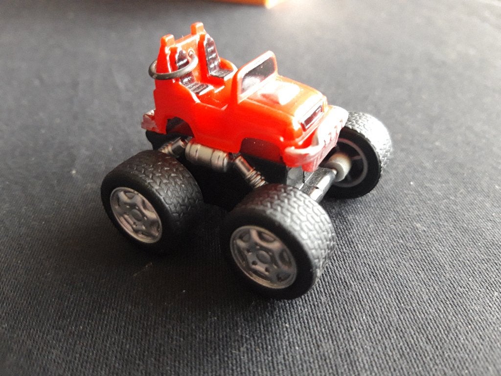Suzuki SJ410 " BIGWHEEL MONSTER " 3-inch model, Ophalen of Verzenden, Zo goed als nieuw, Auto
