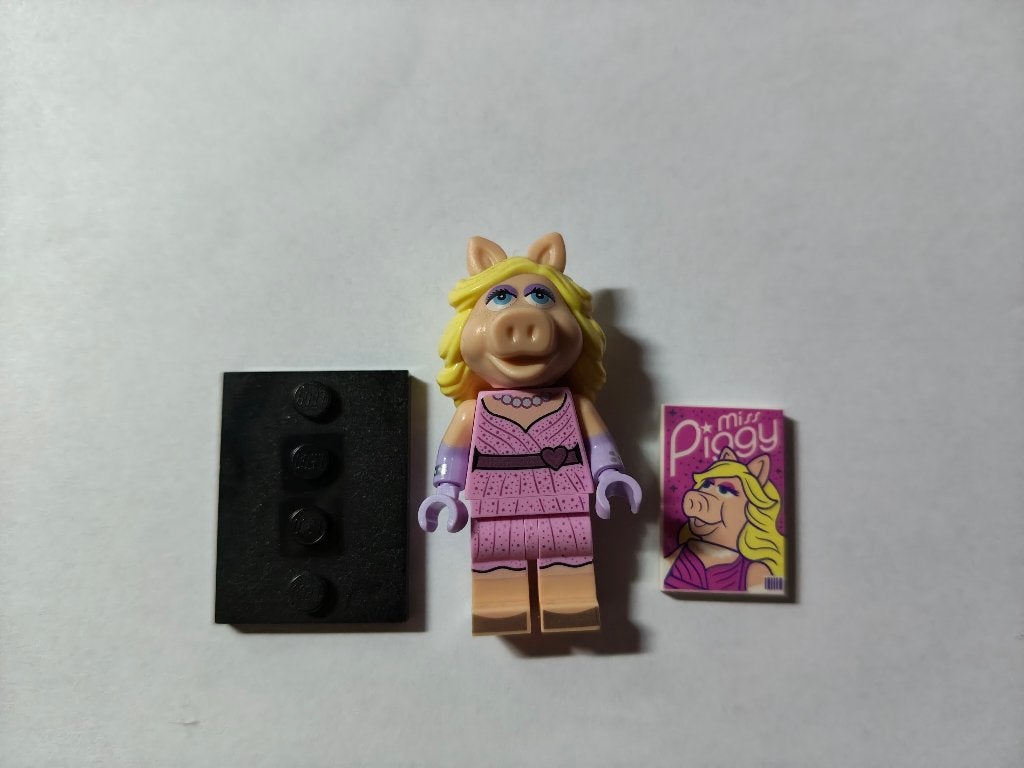 Lego Minifigure Muppets Miss Piggy CMF, Gebruikt, Verzenden, Lego, Minifiguren serie