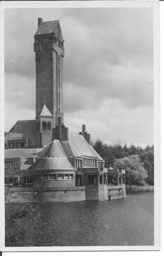 Jachthuis St. Hubertus, De Hoge Veluwe - Oude Ansichtkaart, Ophalen of Verzenden, 1940 tot 1960, Gelopen, Gelderland