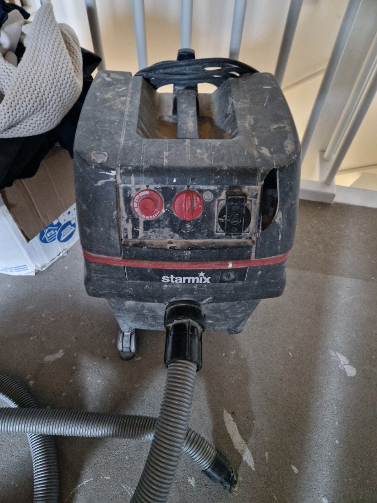 Starmix bouwstofzuiger ARD 1225- Gebruikt met defecten, Ophalen, Overige merken, Gebruikt, Industriële stofzuiger