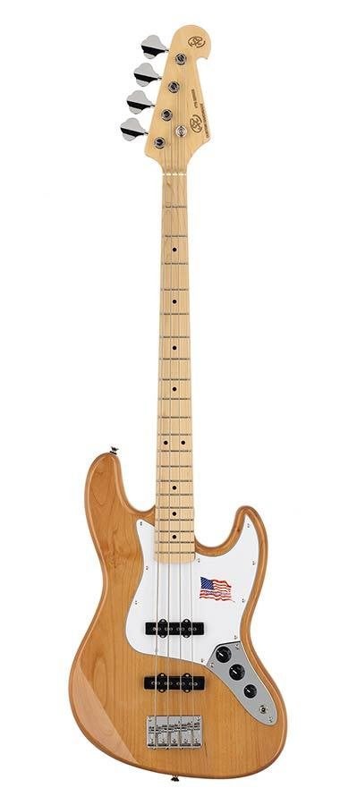 SJBALDNA SX ALD series J-style elektrische basgitaar naturel, Muziek en Instrumenten, Instrumenten | Toebehoren, ., Nieuw, ., .