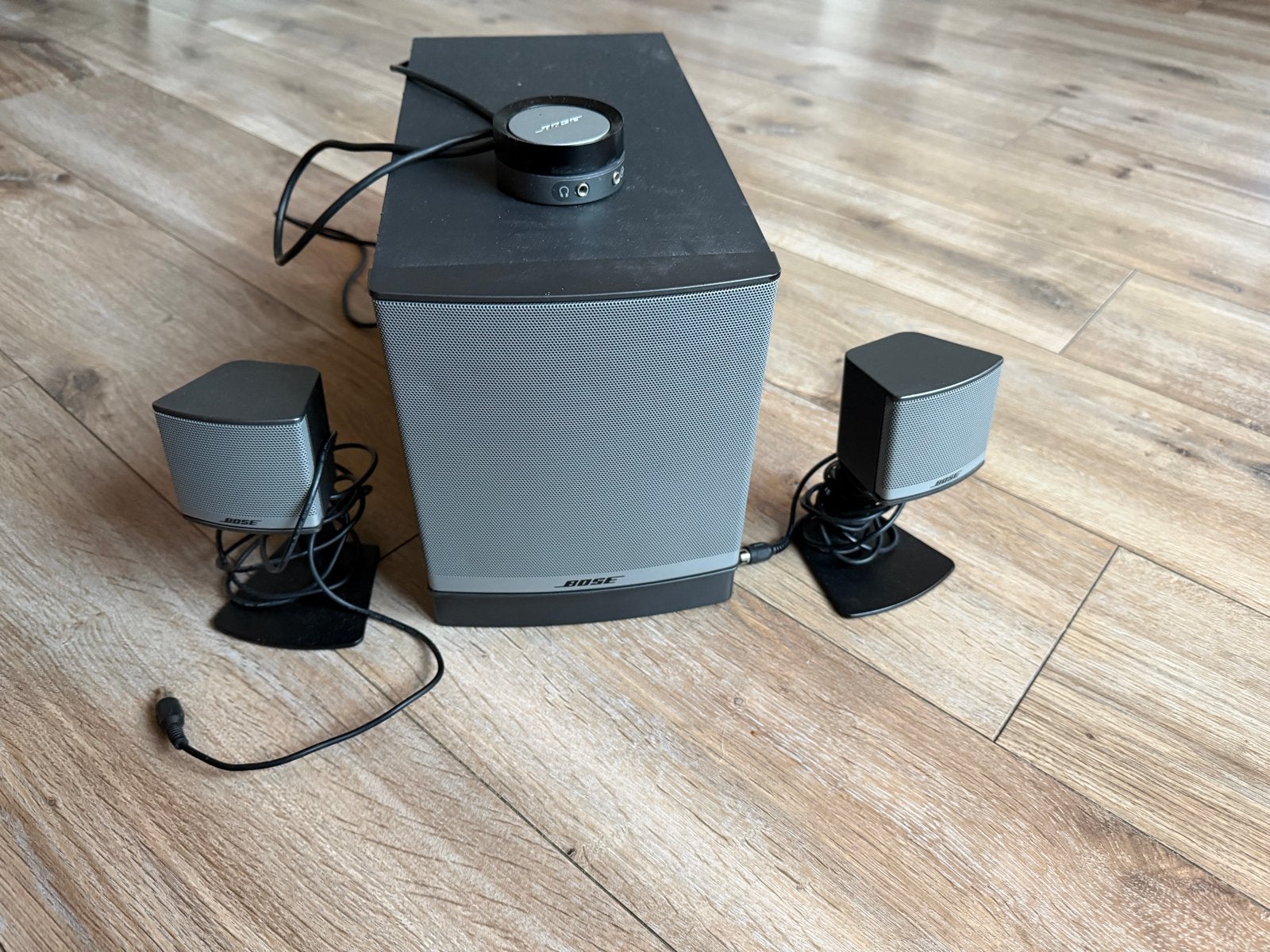 Bose Companion 3 Series II speakerset, Ophalen of Verzenden, Gebruikt, Speakers, MP3-aansluiting