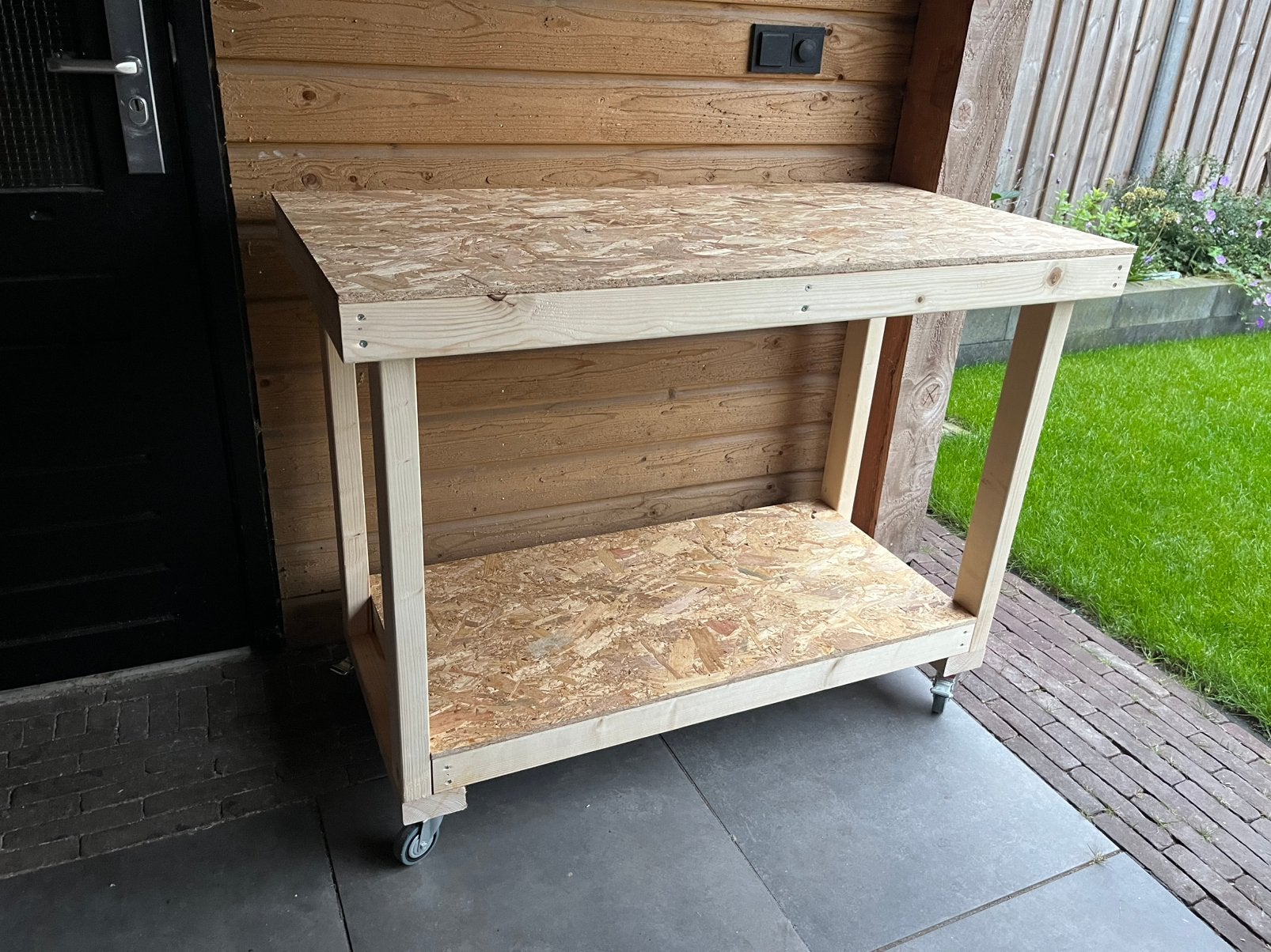 Werkbank tafel 120x60x90 Verrijdbaar, Doe-het-zelf en Verbouw, Ophalen of Verzenden, Nieuw, 70 tot 120 cm