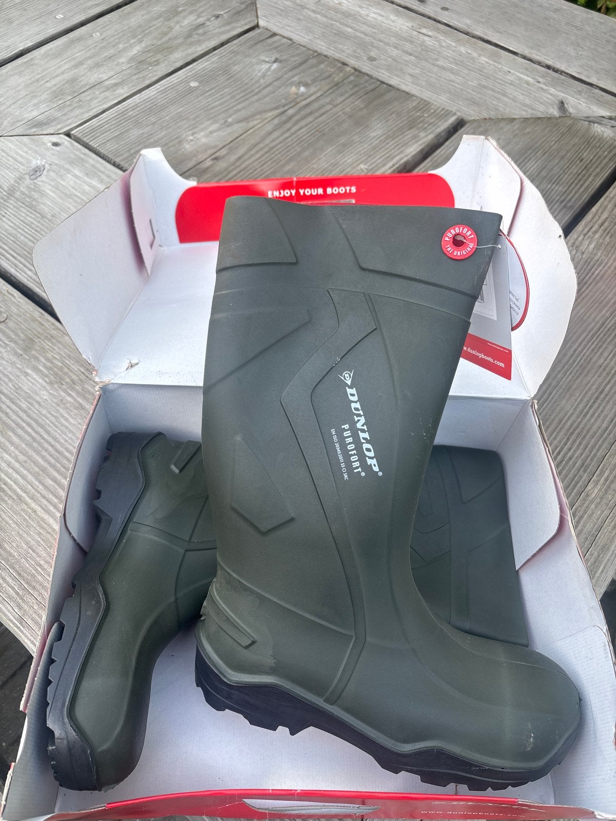 3 paar nieuwe Dunlop Purofort laarzen maat 41, Ophalen, Nieuw, Overige kleuren, Regenlaarzen
