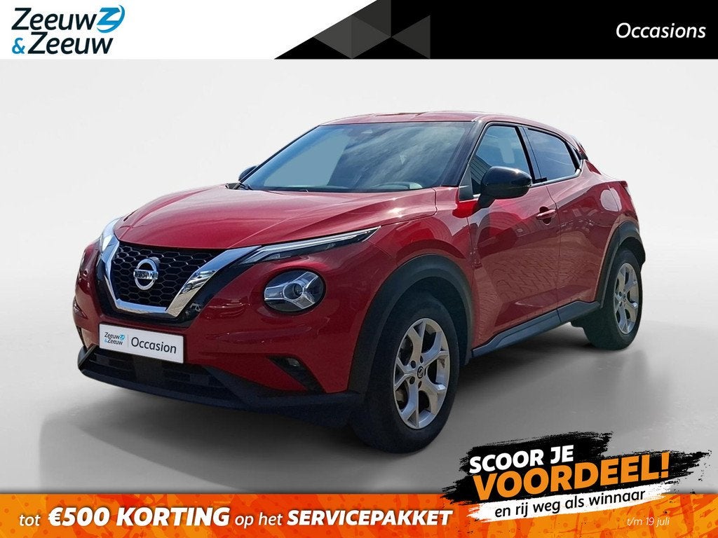 Nissan Juke 1.0 DIG-T N-Connecta | Trekhaak | Navigatie | Lm, Auto's, Nissan, Voorwielaandrijving, 12 maanden, Stof, Euro 6