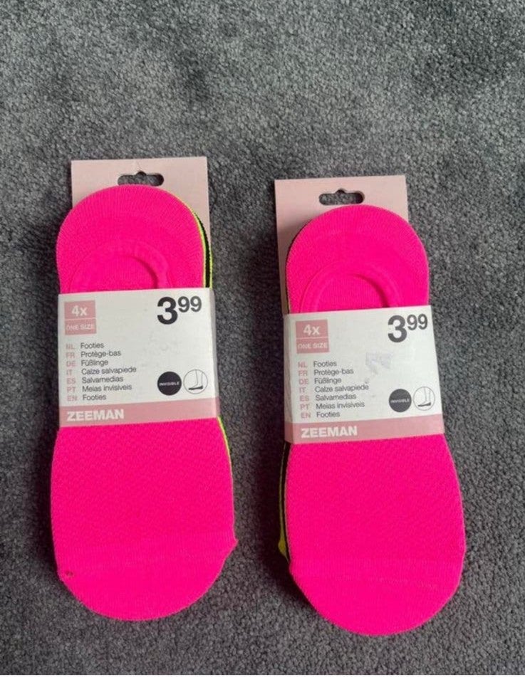 NIEUW - 8 paar footies, Sokken en Kniesokken, Overige kleuren, Nieuw, Ophalen of Verzenden