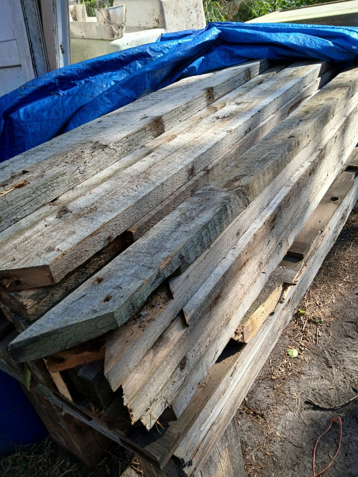 Balken., Doe-het-zelf en Verbouw, Hout en Planken, Ophalen, Gebruikt, Balk, Vuren